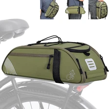 YEEGO DIRECT Bike Rack Bag, 14L Expandable Capacity Bike Bags for Bicycles Rear 