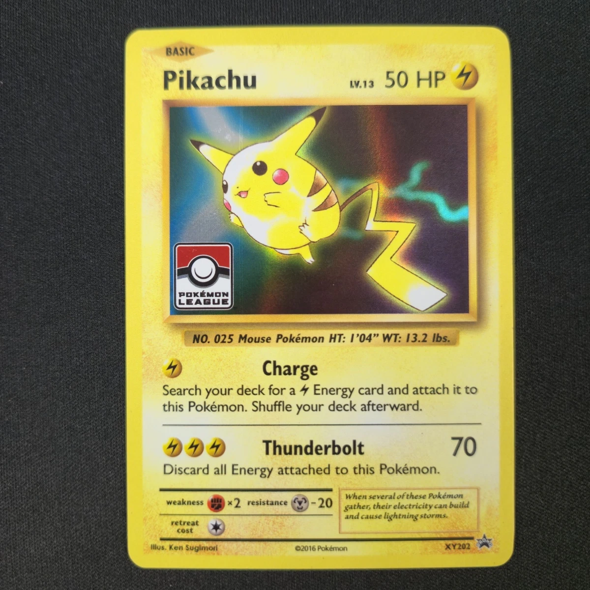 Preços baixos em Pikachu XY202 League & Championship Cards | eBay