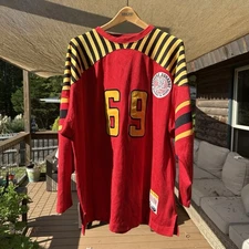 Vtg Stall & Dean Gridiron Collection 1969 Aztecas Dorados Football Jersey 3XL