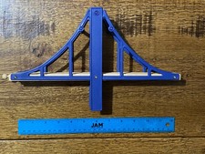 Thomas The Train Blue Suspension Bridge: Brio Wood Train Railway