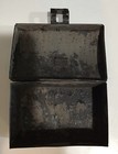Antique Tin Miniature Doll Child 19th Century Painted Cash Document Box Toleware — photo 9