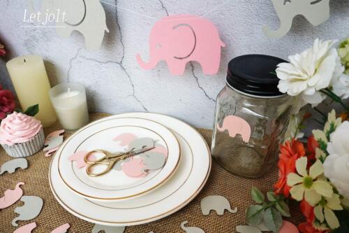 Blue Elephant Confetti Elephant Scatter Baby Shower Decoration for Boy Baby S... - Picture 4 of 5