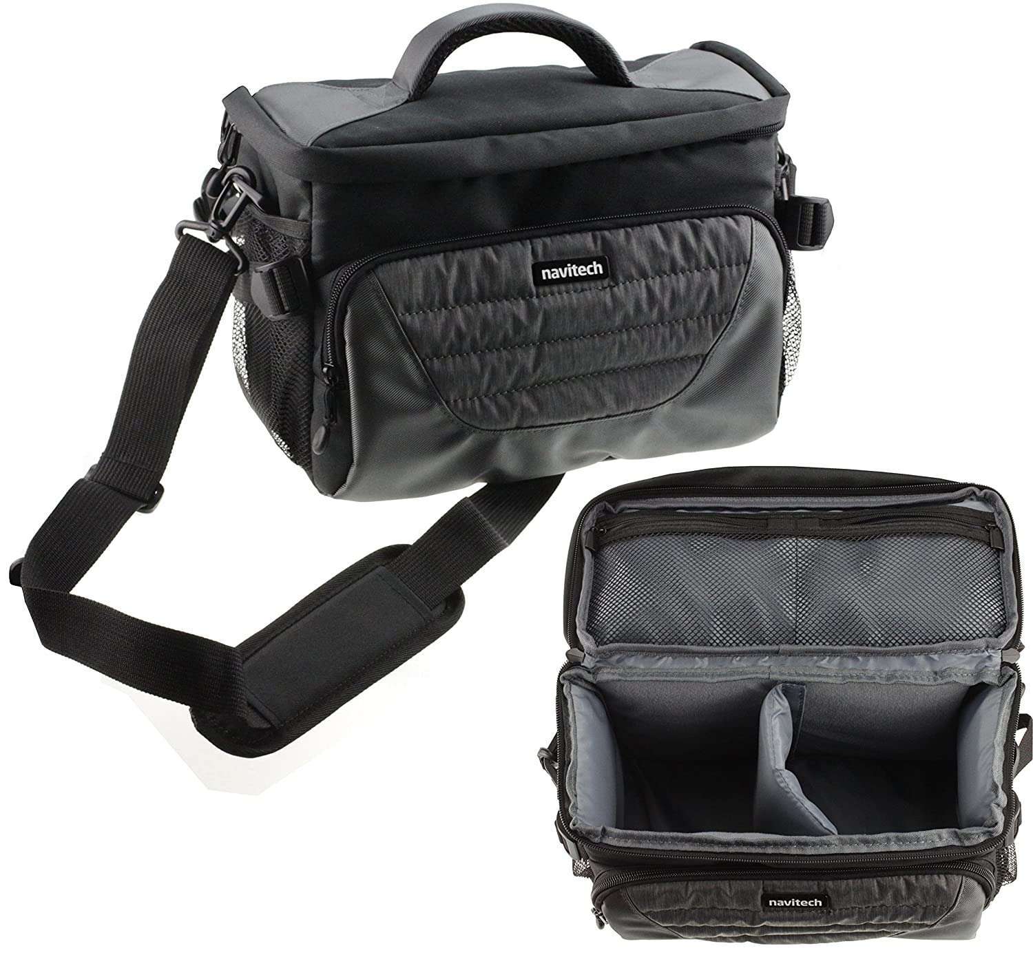 Navitech Grey Shoulder Camera Bag For Fujifilm GFX 100 II Medium Format Camera