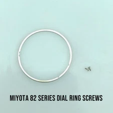 Miyota 8215 Movement Dial Ring and Dial Screws For Miyota 82 Series