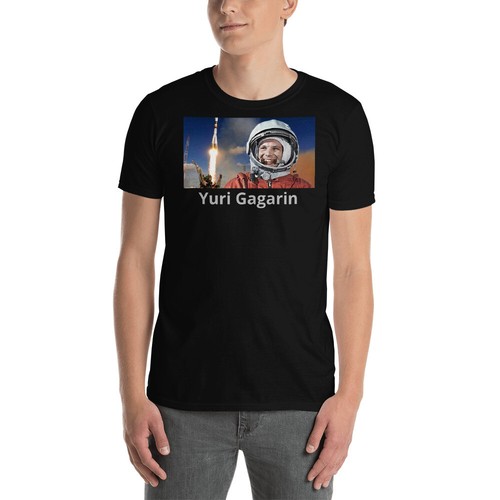 Yuri Gagarin Short-Sleeve Unisex T-Shirt - First man in space. - Picture 2 of 7