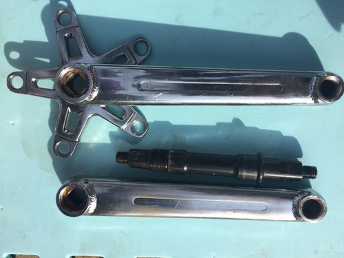 Sugino Redline 180 3pc Crank BMX Haro GT Old School Genuine Original - Picture 6 of 7