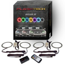RGB Multi Color Bluetooth LED Halo Ring kit for 2009-2011 Jaguar XF Headlights