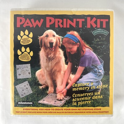 Midwest Products Co. Milestones Paw Print Kit MID90111234 Art Activity & Accys