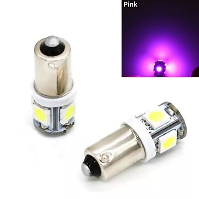 T4W BA9s LILA LED CAN BUS INNENSEITE SEITENLICHT PARKPLATZ 5 SMD Kuppel Glühbirne