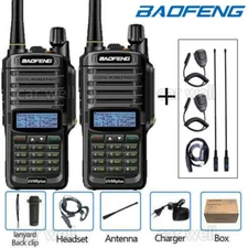 Baofeng Uv-9R Plus VHF/UHF Walkie Talkie Dual Band Handheld Two Way Radio 8W USA