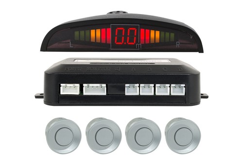 Kit 4 Sensori Di Parcheggio Per Auto Display Suono Led Acustico Verniciabili - - Foto 4 di 4