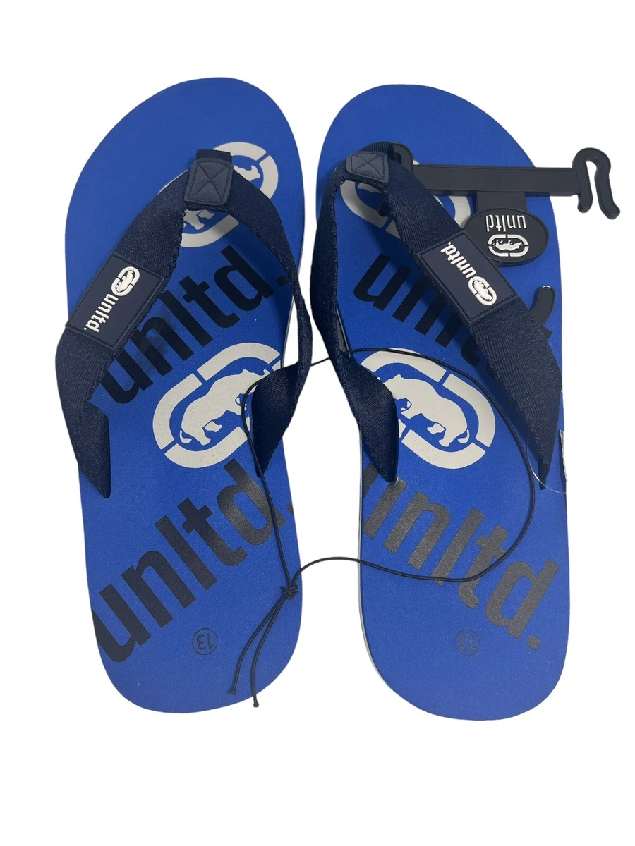 Sandales Ecko Unltd. Homme – Blanc Et Noir – Taille 46.5 – Neuves
