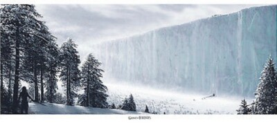 GAME OF THRONES ''North of the Wall'' MONDO GoT poster by JC Richard - Jon Snow