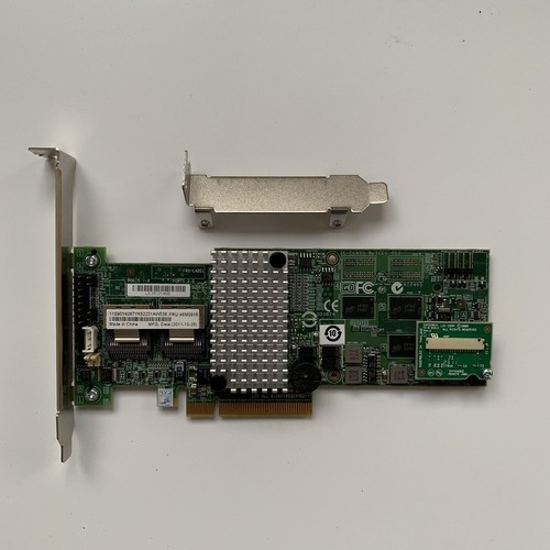 IBM 46M0918 M5014 SAS SATA Express 2.0 x8 256M CONTROLLER Raid + 2* 8087 SATA - Picture 3 of 4