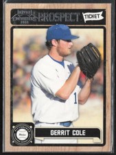 2011 Playoff Contenders #RT1 Gerrit Cole Prospect Ticket