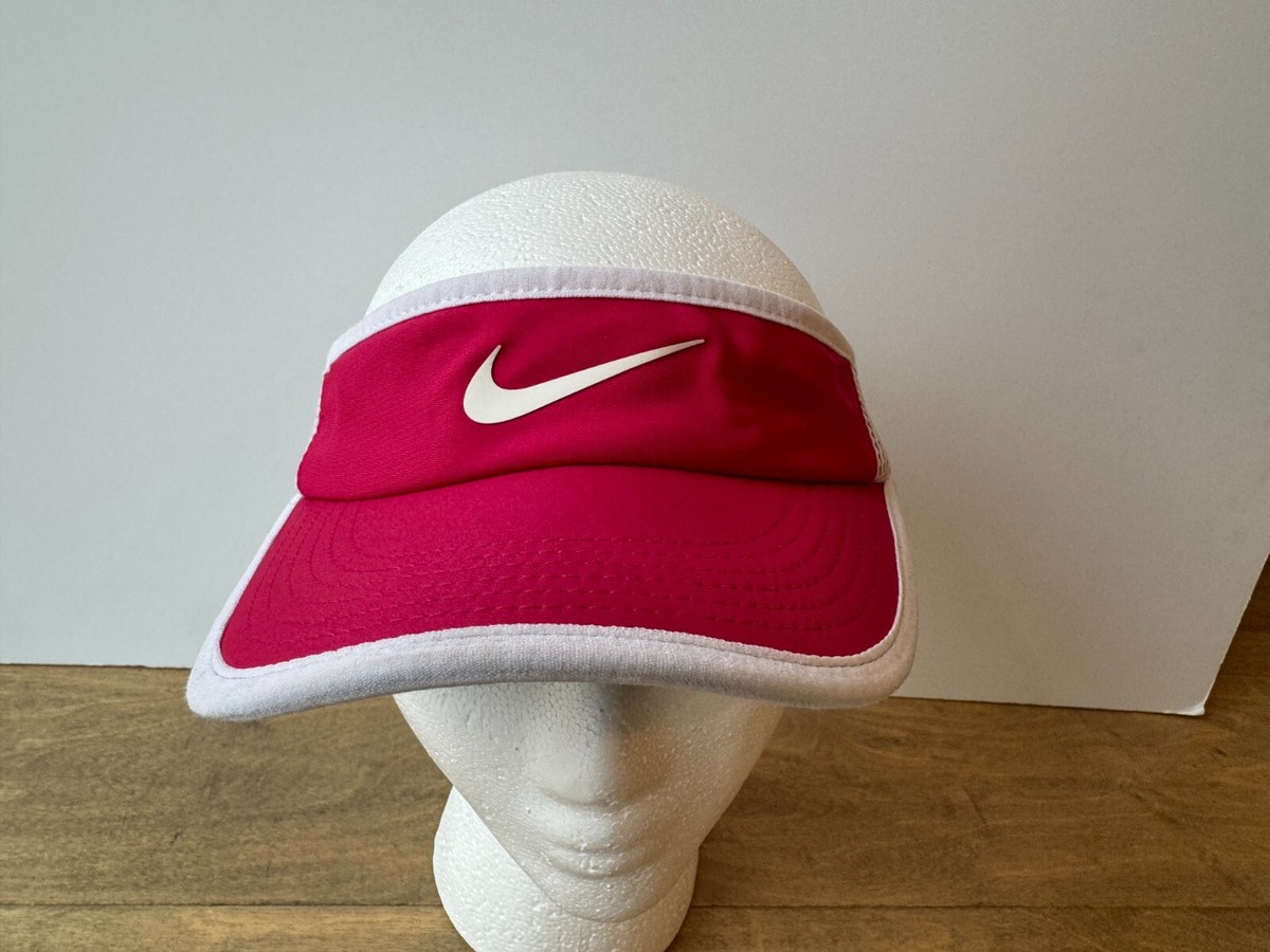 Nike Featherlight Dri-Fit Pink Visor Women's One Size Stretch Mesh - Main Image