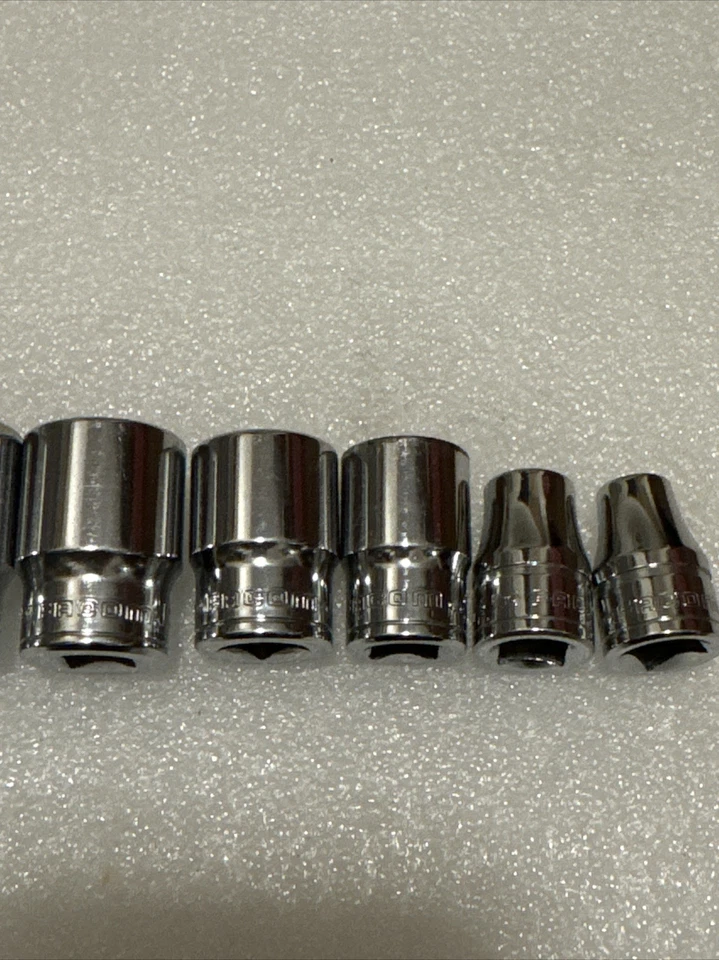 Facom Tools 3/8 Drive SAE Sockets 12 Point X8 - Image 3 of 4