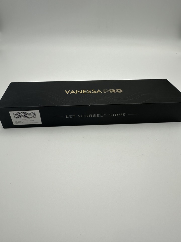 VANESSA PRO Flat Iron Hair Straightener, 100% Pure Titanium Flat Iron ...