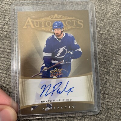 NICK PERBIX 2023-24 UPPER DECK ARTIFACTS RETRO AUTOFACTS AUTO #RAF-PE