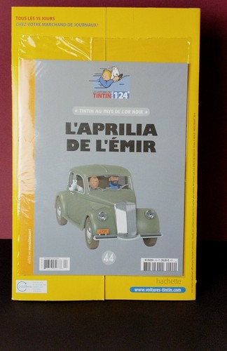 TINTIN L'Aprilia de l'Emir N°44 1/24 CAR NEW SEALED BLISTER - Picture 8 of 8