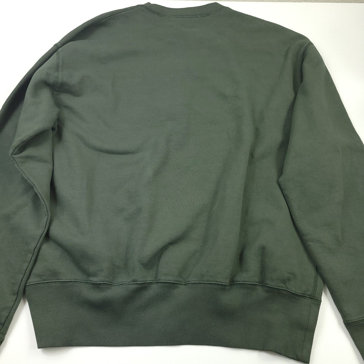 $380 OUR LEGACY Base Deja Vu Print Sweatshirt in Green Mens