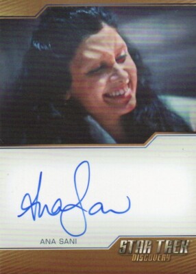 Star Trek Discovery Staffel 3: Ana Sani als Mama Archiv Box Autogrammkarte
