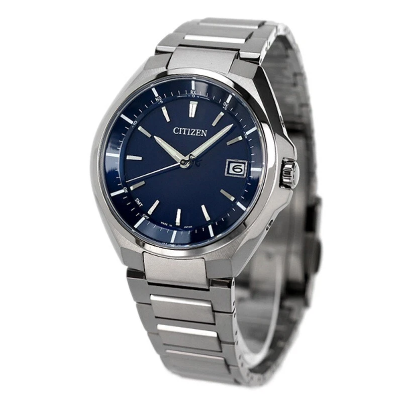 Reloj Citizen Attesa CB3010-57L Titanio Esfera Azul Eco-Drive Radio Atómica Hombre