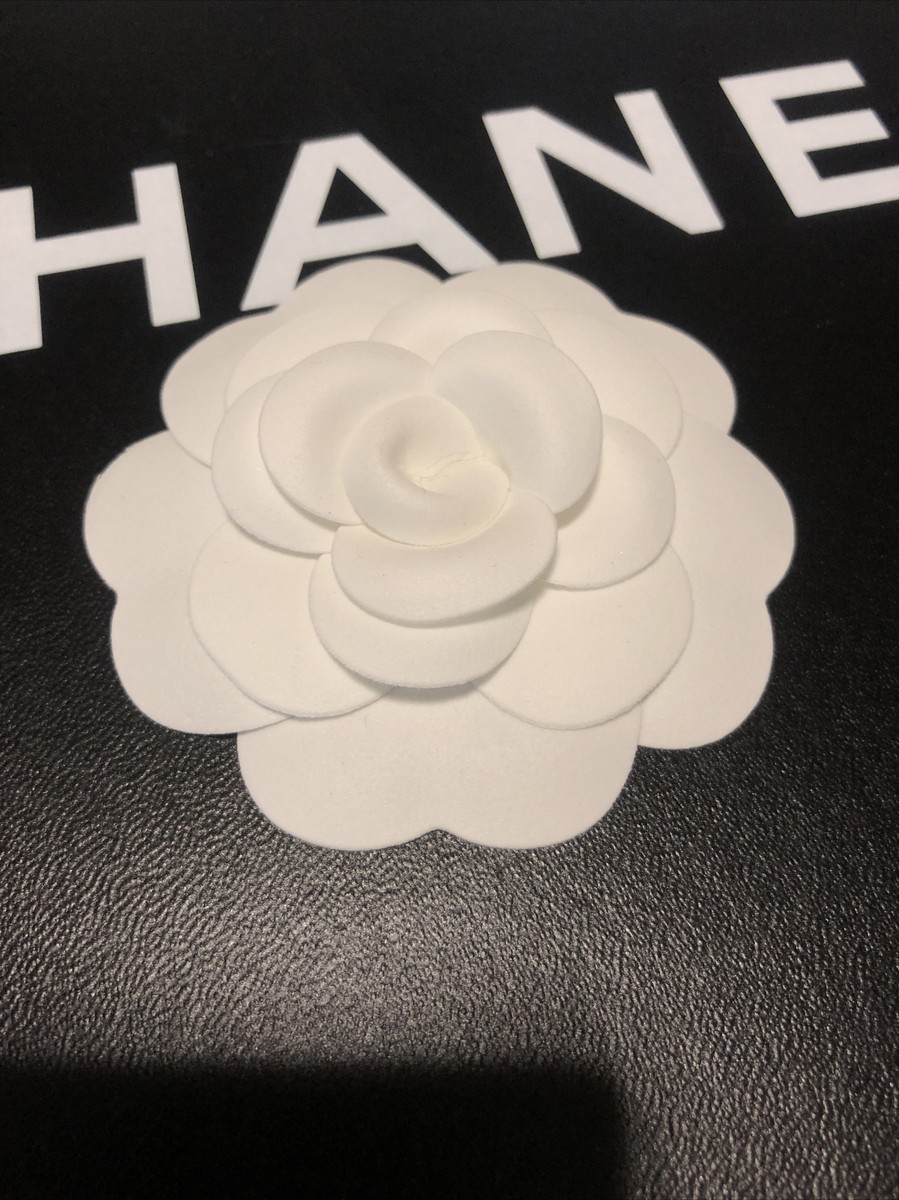 Authentic Chanel Camelia Flower White Flower Decor Or Make Into A