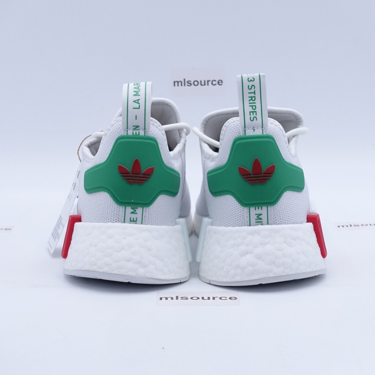 NEW: Adidas Men’s Originals NMD_R1 Mexico White/Green/Red Running Shoes Amazon.com | adidas NMD_R1.V2 Mens Shoes Size 8, Color  main image 3