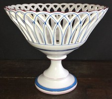 DE COLECCIÓN MESA DE CERÁMICA CENTRO DE MESA PLATO DE DULCES PEDESTAL PATAS FRUTERO DECORACIÓN DEL HOGAR