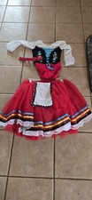 Curtain Call Dance Costume Swiss Miss Red