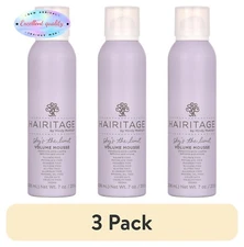 (3 pack) Hairitage Sky's The Limit Volume Mousse, Pequi Oil, Rose Hip and Sage