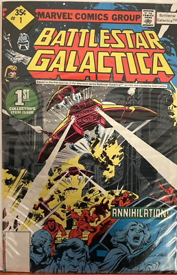 BATTLESTAR GALACTICA COMIC BOOK #1 - March 1979 MARVEL COMICS - Glen ...