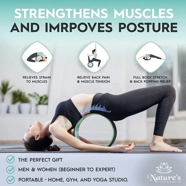Yoga wheel for back pain hotsell