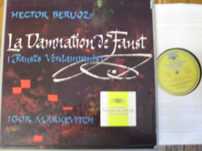138 099/100 Berlioz La Damnation de Faust / Markevitch / Lamoureux TULIP 2 LP 