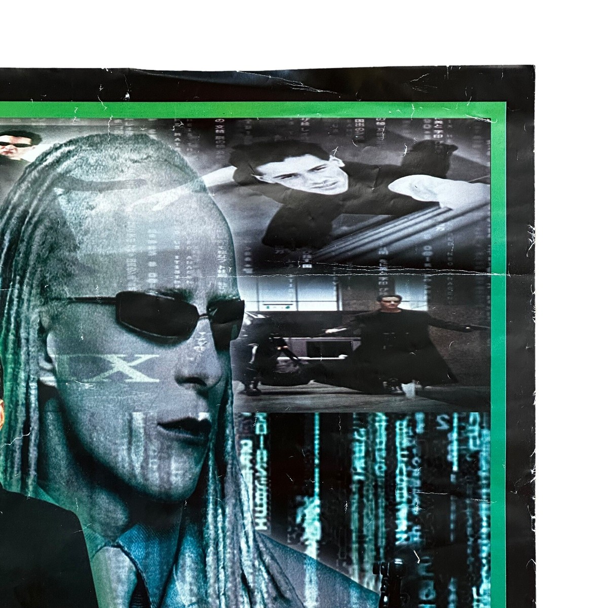 Vintage MATRIX RELOADED Soundtrack Poster Neo Trinity Twins