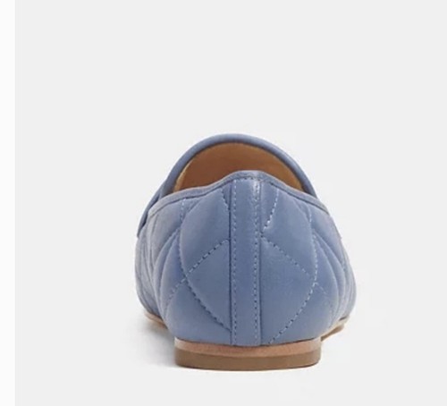 Coach Woman’s Heidi Leather Loafer Size 8B Color Washed Chambray CK428 NIB - Picture 4 of 5