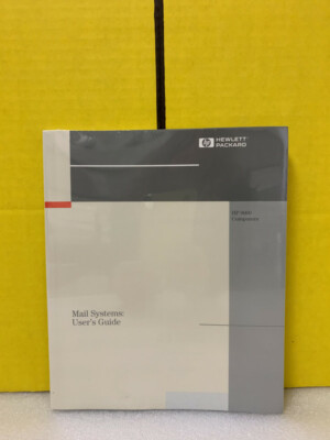 HP B1862-90012 9000 Computers Mail Systems: User's Guide