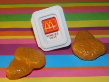 VINTAGE Fisher Price Fun with Food McDonalds Chicken McNugget Barbeque BBQ Sauce