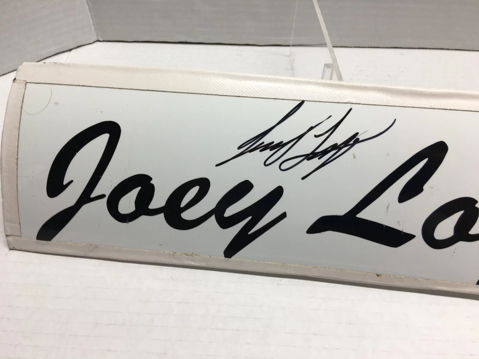 JOEY LOGANO NOMBRE AUTOGRAFIADO RAIL PHOENIX 2010 HOME DEPOT CERTIFICADO DE AUTENTICIDAD Foto 2 de 4