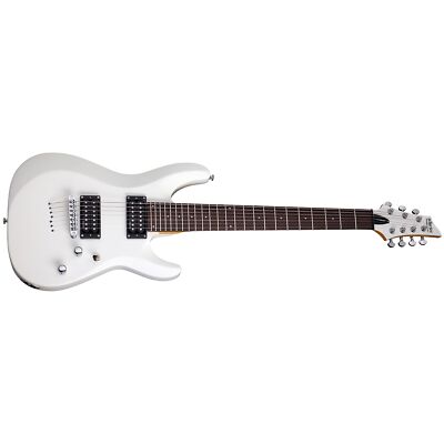 Schecter Guitars 438 C-7 Deluxe 7-String Guitar, Rosewood