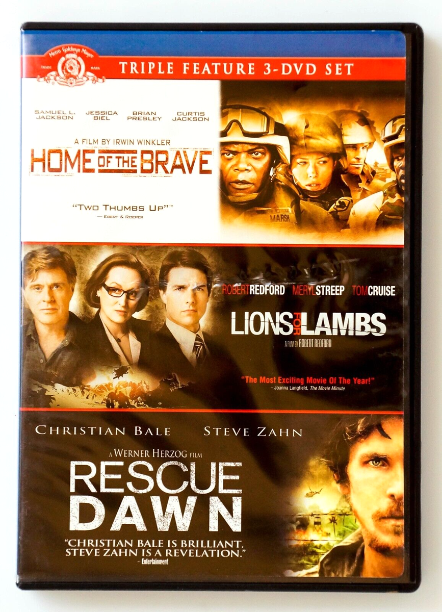 Triple Feature: Home of the Brave/Lions for Lambs/Rescue Dawn, 3