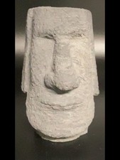 Unfinished Ceramic Easter Island Head