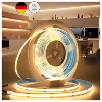 Brimeti LED Streifen 12V 5M COB Selbstklebend Warmweiß 3000K 8Mm Breite FüR TV
