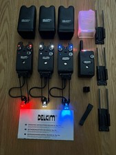 Delkim TXI+ Bissanzeiger (rot, wei&szlig; & blau) x 3 + RX Pro Plus Empf&auml;nger + mehr