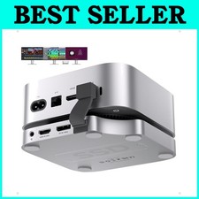 Mac Mini M4 Dock Stand with Anti-Slip Design  80mm Cable