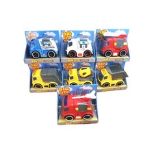 2 x Big City Trucks. Police, Ambulance, Fire, Construction. Kids toy vehicles
