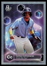 2022 Bowman Platinum Carlos Colmenarez PE-12 Precious Elements Tampa Bay Rays