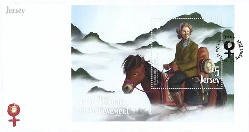 2024 Jersey Women of Achievement Miniature Sheet First Day Cover