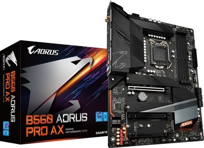 GIGABYTE B560 AORUS Pro AX Mainboard Sockel 1200 DDR4 Intel B560 10. und 11. Gen